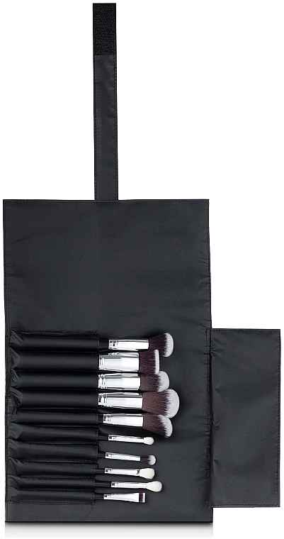 10-Piece Makeup Brush Case "Basic", black - MAKEUP — photo N30