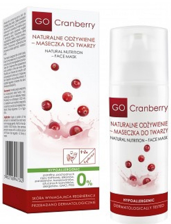 Cleansing Face Mask - GoCranberry Natural Nutrition Facial Mask — photo N9