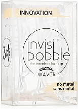 GIFT! Hair Clip Set, transparent - Invisibobble Waver Crystal Clear — photo N6