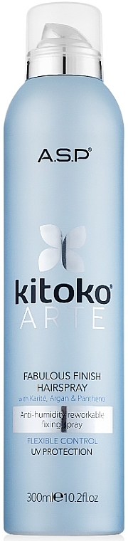 Medium Hold Hair Spray - Affinage Kitoko Arte Fabulous Finish Hairspray — photo N5