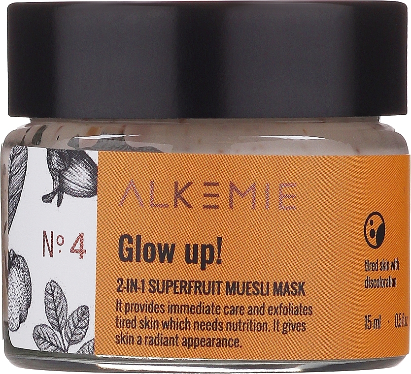 Face Mask - Alkmie Glow Up 2 in 1 Superfruits Mask — photo N16