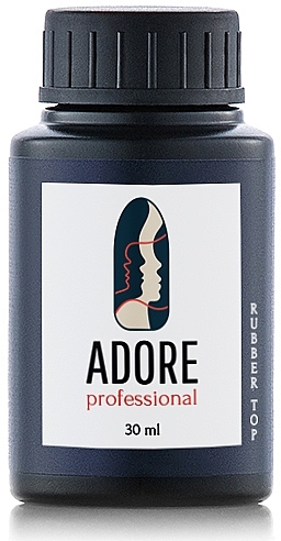 Wipe Off Rubber Top Coat - Adore Professional Rubber Top — photo N3