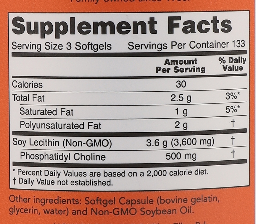 Lecithin Dietary Supplement, 400 capsule, 1200mg - Now Foods — photo N4