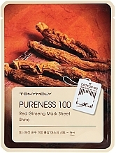 Fragrances, Perfumes, Cosmetics Red Ginseng Sheet Mask - Tony Moly Pureness 100 Red Ginseng Mask Sheet