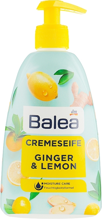 Liquid Hand Cream Soap 'Ginger & Lemon' - Balea Cream Soap Ginger & Lemon — photo N1