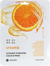 Fragrances, Perfumes, Cosmetics Moisturizing Sheet Mask with Vitamin B12, C, E - Jkosmec Vitamin Ultimate Hydrating Essence Mask