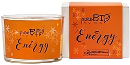 Fragrances, Perfumes, Cosmetics Organic Candle - PuroBio Home Organic Energy