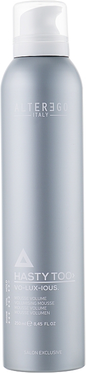 Medium Hold Styling Hair Mousse - Alter Ego Hasty Too Vo-Lux-lous Volumising HairFoam — photo N18