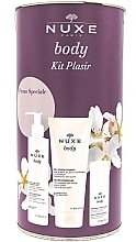 Fragrances, Perfumes, Cosmetics Set - Nuxe Body Set (sh/gel/200ml + b/milk/200ml + deo/roll/50ml)