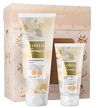 Set - Bottega Verde Camellia And Retinol Gift Set (sh/gel/200ml + h/cr/75ml) — photo N1