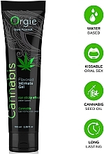 Edible Water-Based Lubricant, cannabis - Orgie Lube Tube Flavored Intimate Gel Cannabis — photo N2