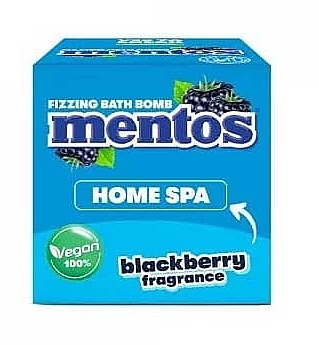 Blackberry Effervescent Bath Bomb - Mentos Home Spa — photo N1