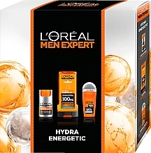 Fragrances, Perfumes, Cosmetics Set - L'Oreal Paris Men Expert Hydra Energetic (sh/gel/300ml + deo/50ml + cr/50ml)