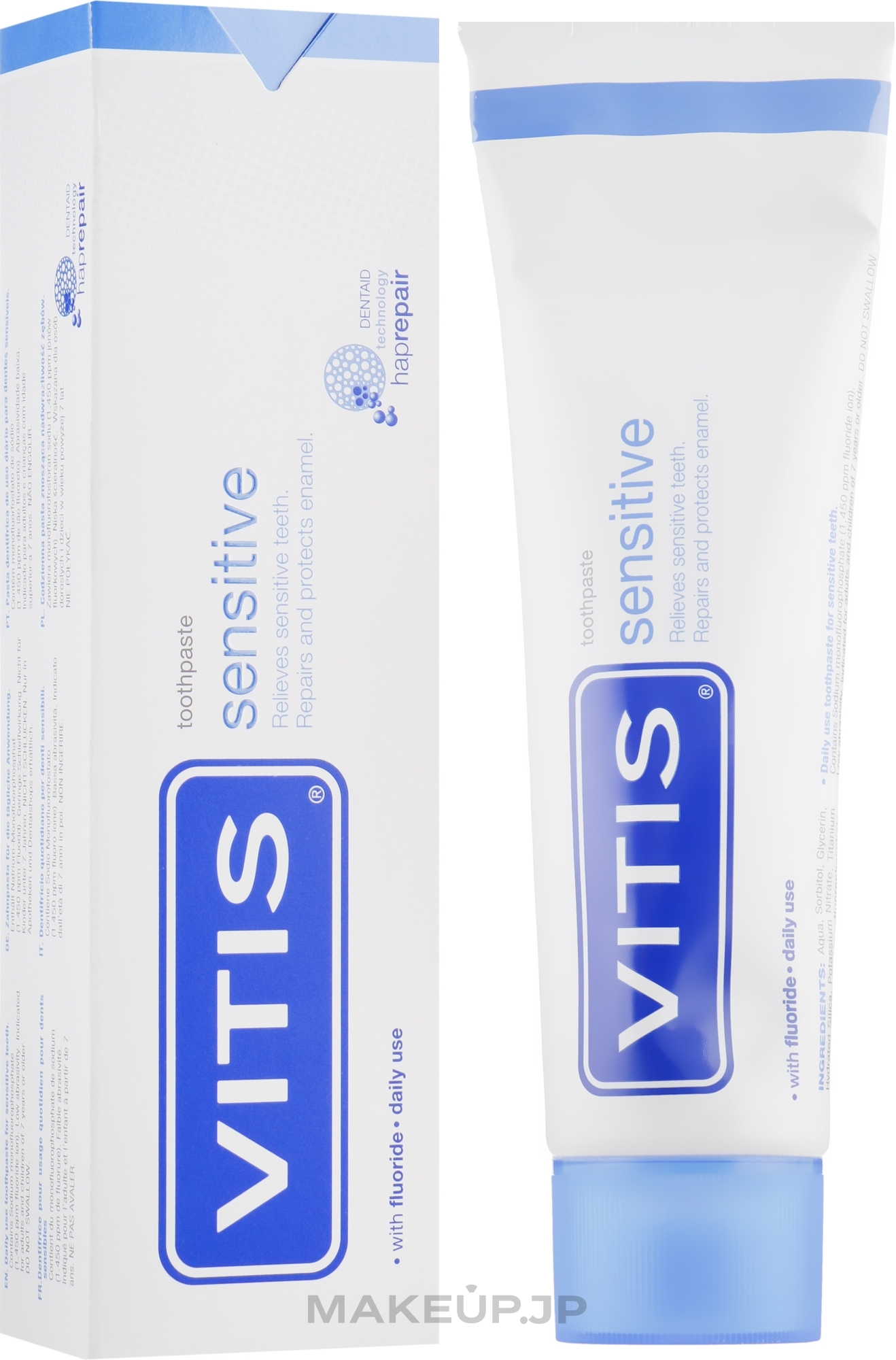 Anti-Sensitivity Toothpaste - Dentaid Vitis Sensitive — photo 100 ml