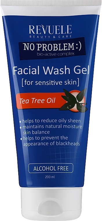 Tea Tree OIl Facial Washing Gel - Revuele No Problem Washing Gel — photo N1