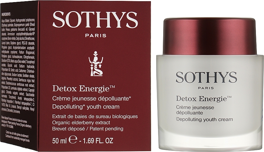 Rejuvenating Energizing Detox Face Cream - Sothys Detox Energie Depolluting Youth Cream — photo N2