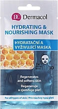 GIFT! Face Sheet Mask - Dermacol 3D Hydrating And Nourishing Mask — photo N1