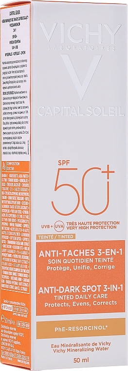 Anti Age Spots Toning Treatment - Vichy Ideal Soleil Anti Dark Spot Spf 50 — photo N2