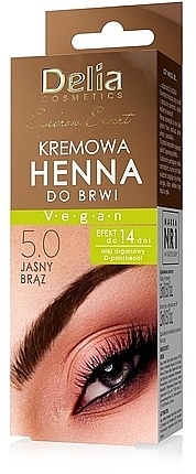Eyebrow Tint - Delia Eyebrow Color Creamy Consistency — photo N1