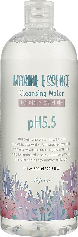 Micellar Water - Esfolio Ph5.5 Marine Essence Cleansing Water — photo N1