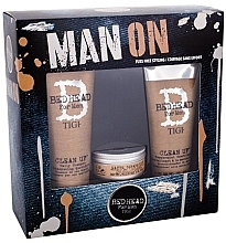 Fragrances, Perfumes, Cosmetics Set - Tigi Bed Head Men Man On Kit (shmp/250ml + cond/200ml + wax/85g)