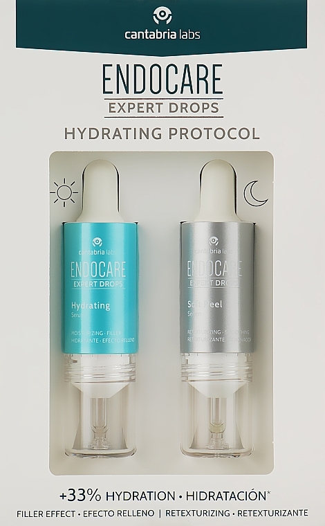 Hydrating Protocol Set - Cantabria Labs Endocare Expert Drops Hydrating Protocol (ser/2*10ml) — photo N1