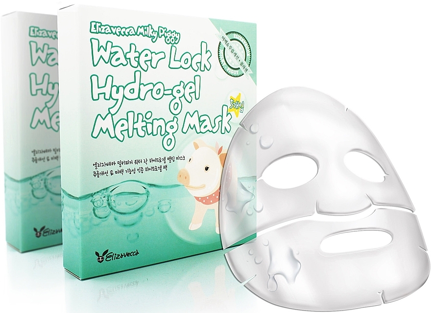 Hydrogel Face Mask - Elizavecca Face Care Milky Piggy Water Lock Hydrogel Melting Mask — photo N4