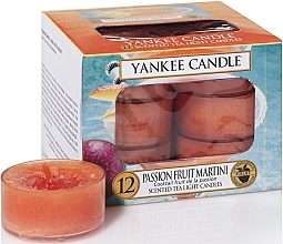 Fragrances, Perfumes, Cosmetics Tea Light Candles - Yankee Candle Scented Tea Light Candles Passion Fruit Martini