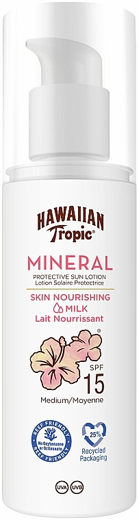 Nourishing Sunscreen Body Lotion - Hawaiian Tropic Mineral Skin Nourishing Milk SPF 15 — photo N3