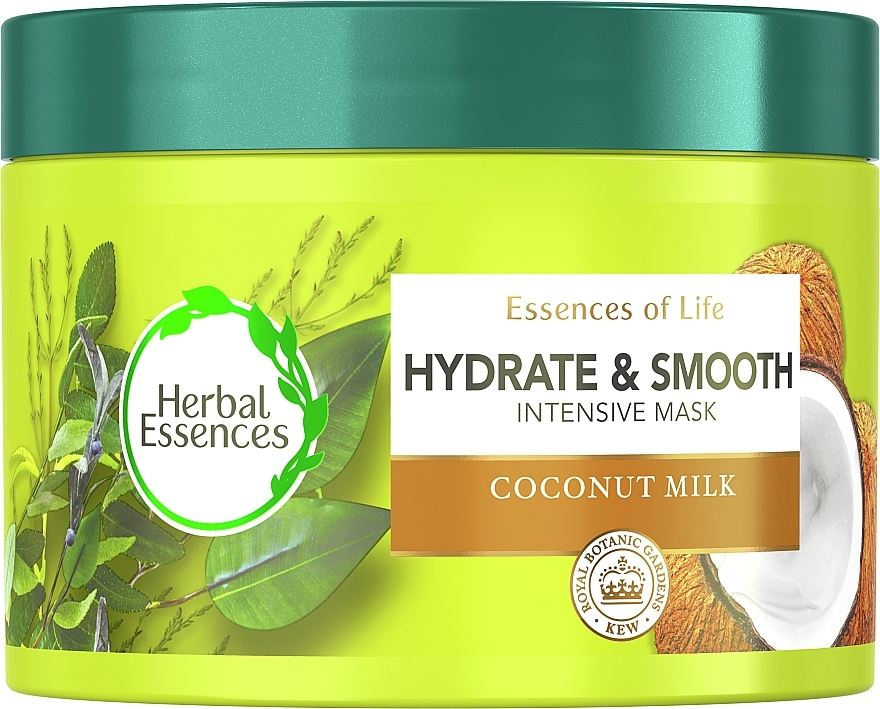 Hydrate & Smooth Hair Mask - Herbal Essences Hydrate & Smooth Coconut Milk Intensive Hair Mask — photo N1