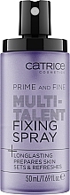 Makeup Fixing Spray - Catrice Prime And Fine Multitalent Fixing Spray — photo N2