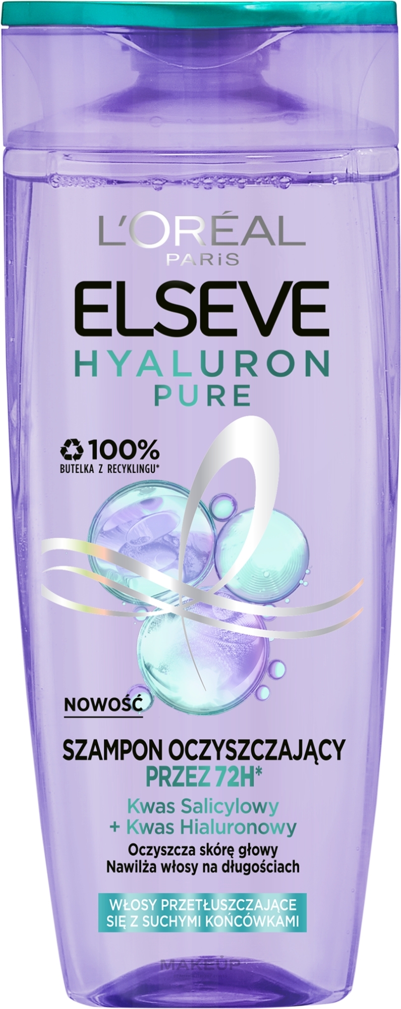 Shampoo - L'Oreal Paris Elseve Hyaluron Pure Shampoo — photo 400 ml