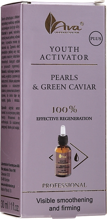 Pearl & Plant Caviar Youth Activator - Ava Laboratorium Youth Activator Pearls And Plant Caviar — photo N2