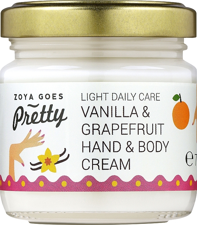 Hand Cream - Zoya Goes Pretty Vanilla & Grapefruit Hand Cream — photo N2