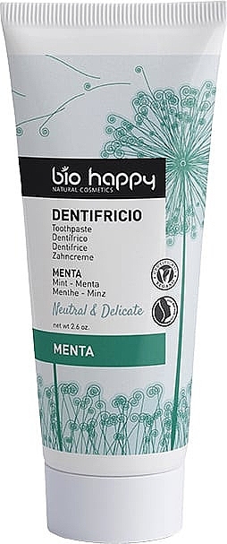 Toothpaste with Mint Extract - Bio Happy Neutral&Delicate Toothpaste Mint Flavor — photo N1