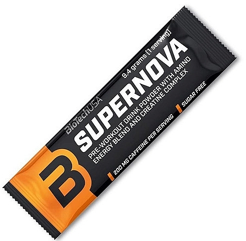 Orange-Mango Pre-Workout Complex - BioTechUSA Super Nova — photo N1