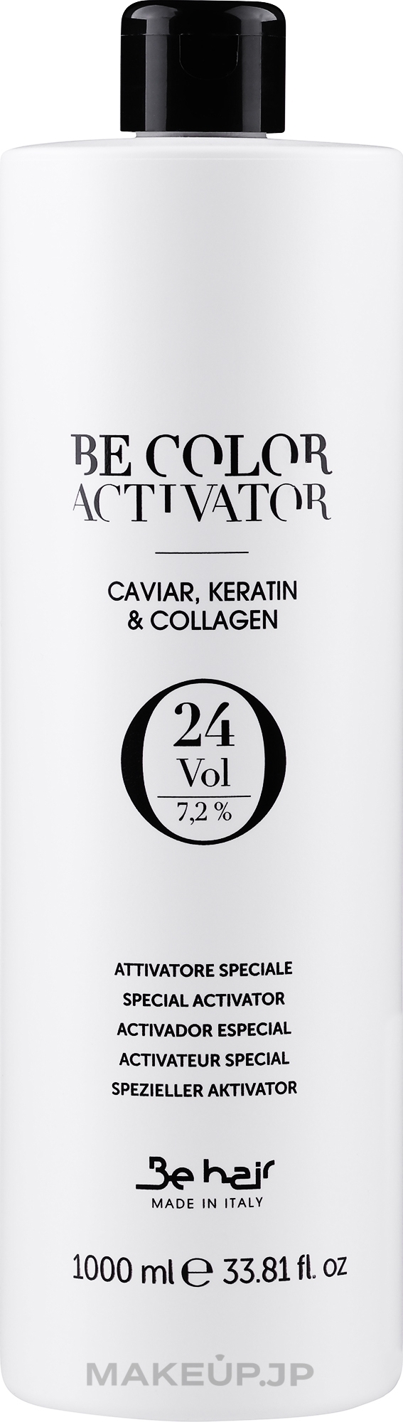 Oxidizer 7,2% - Be Hair Be Color Activator with Caviar Keratin and Collagen — photo 1000 ml