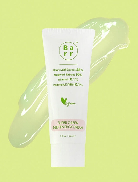 Soothing Face Gel Cream - Barr Super Green Deep Energy Cream — photo N8