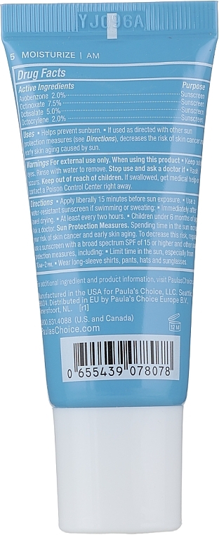 Set - Paula's Choice The Protect+ Perfect Pair (exfoliant/30ml + moist/15ml) — photo N3