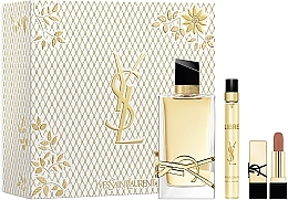 Fragrances, Perfumes, Cosmetics Yves Saint Laurent Libre - Set (edp/90ml+edp/10ml+lipstick/1.6g)