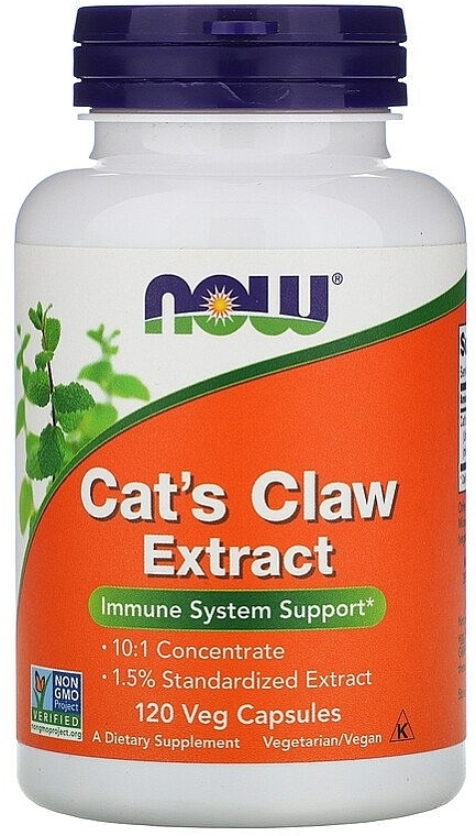 Capsules "Cat's Claw Extract" - Now Foods Cat's Claw Extract — photo N1