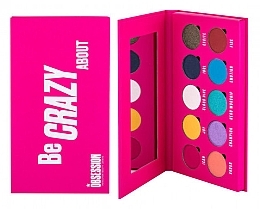 Fragrances, Perfumes, Cosmetics Eyeshadow Palette - Makeup Obsession Be Crazy About Eyeshadow Palette