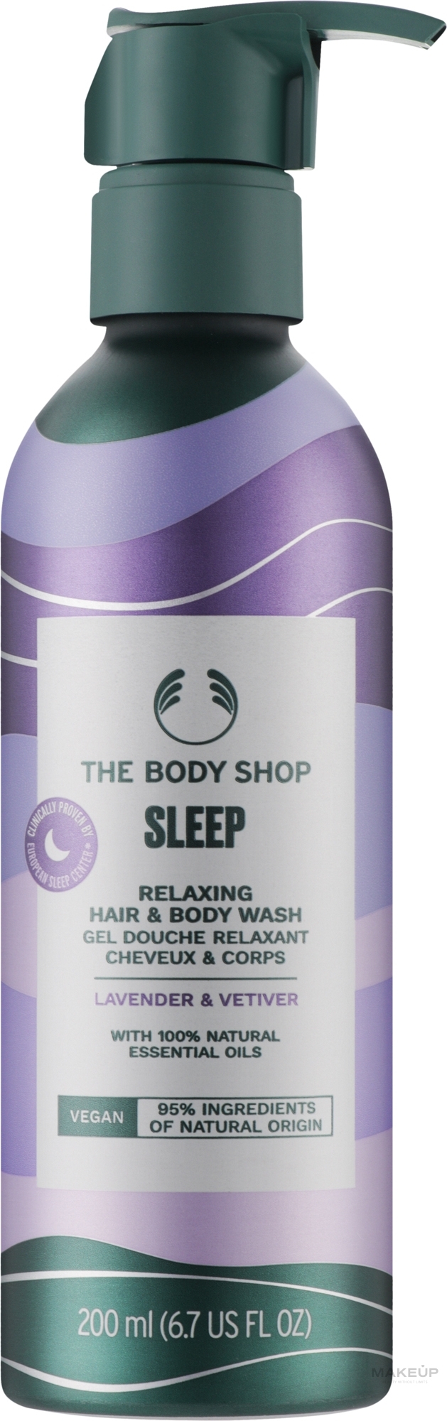 Shampoo & Shower Gel - The Body Shop Sleep Relaxing Hair & Body Wash — photo 200 ml