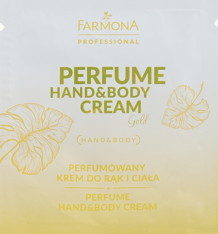 Perfumed Hand & Body Cream - Farmona Professional Perfume Hand&Body Cream Gold (sample) — photo N4