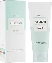 Fragrances, Perfumes, Cosmetics Cleansing Foam for Face - Heimish All Clean Green Foam pH 5.5