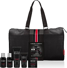 Fragrances, Perfumes, Cosmetics Set - Baylis & Harding Signature Men's Black Pepper & Ginseng Weekend Bag(shawer/gel/200ml + soap/150g + hair/body/wash/100ml + b/lot/100ml + a/sh/balm/50ml + acc)