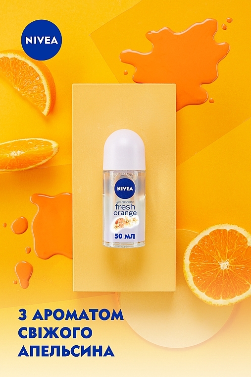 Roll-On Deodorant Antiperspirant "Fresh Orange" - Nivea Anti-transpirant Fresh Orange — photo N4