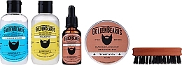 Set - Golden Beards Starter Beard Kit Toscana (balm/60ml + oil/30ml + shm/100ml + cond/100ml + brush) — photo N2