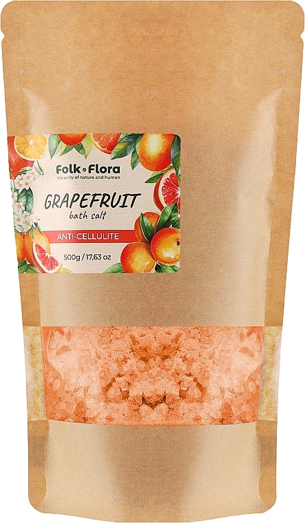 Grapefruit Bath Salt - Folk&Flora Grapefruit Bath Salt — photo N1