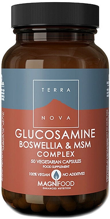 Glucosamine Boswellia Dietary Supplement, capsules - Terranova Glucosamine Boswellia & MSM — photo N2
